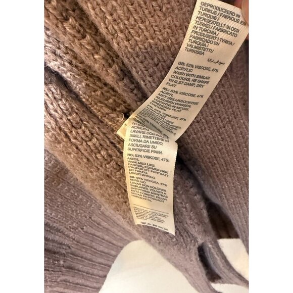 FatFace Womens Cardigan Womens Size 12 Open-Front Knit Pale Iris Purple Cozy - Picture 5 of 7